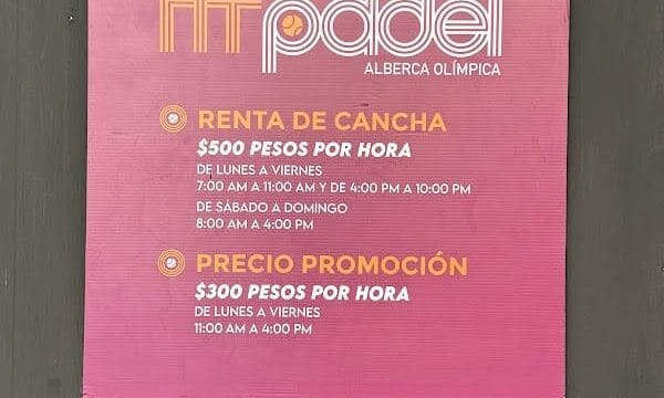 Fit Pádel (Alberca Olímpica)