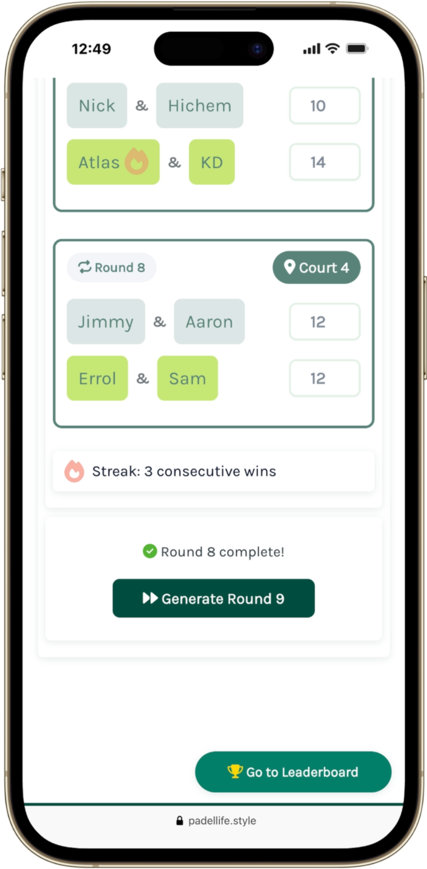 iPhone screenshot